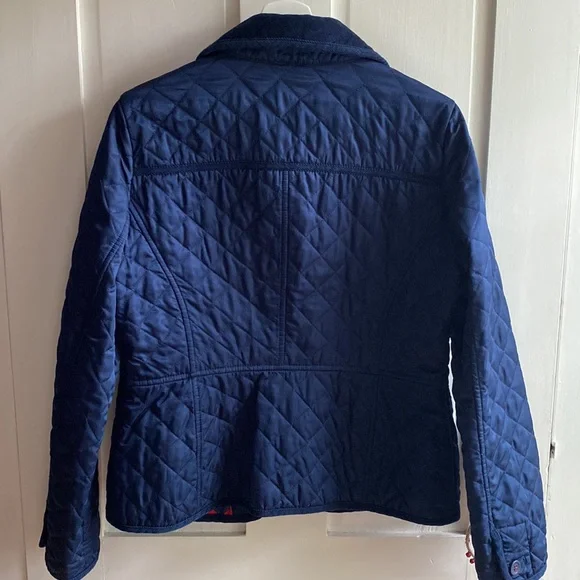 BODEN womens lightweight quilted jacket size US8/UK12 in navy blue - Picture 7 of 10